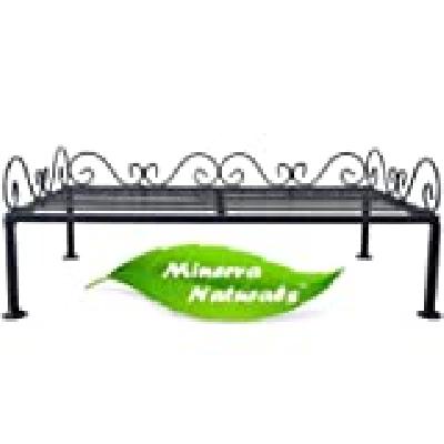 Metal flower pot stand for 4 pots - Minerva Naturals