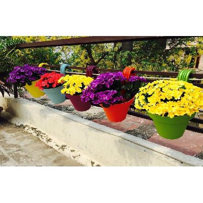 Minerva Naturals -  Balcony Railing Planter - Yellow