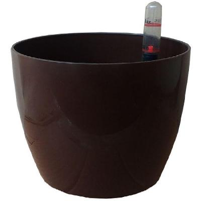 plastic pot black color - Minerva Naturals