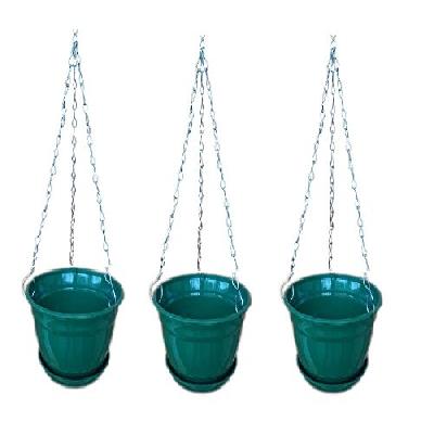 Wall Hanger Metal 3 Pot Holder With Suitable Pots - Minerva Naturals