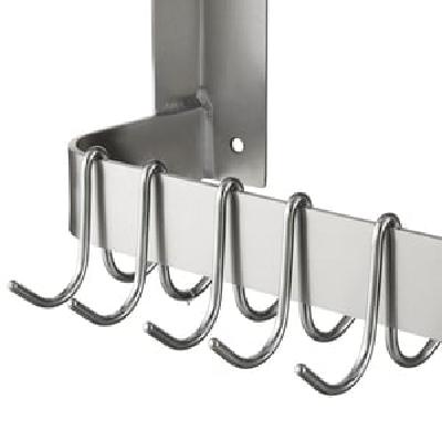 Wall Hanger Metal Two Pot Holder Horizontal Design