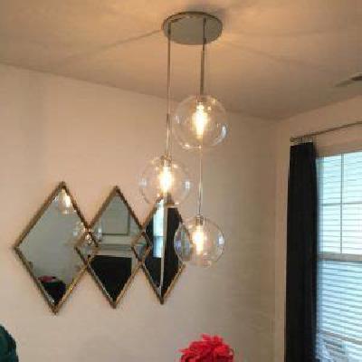 Brass Diamond Mirror Cap