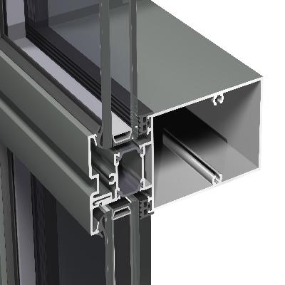 Aluminum Section for Curtain Wall