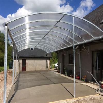 PVC Semi Arch Roofing Sheet