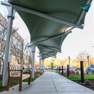 Walkway Tensile Roof Structure