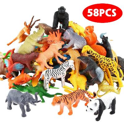 PVC Jungle Animal Toy Set
