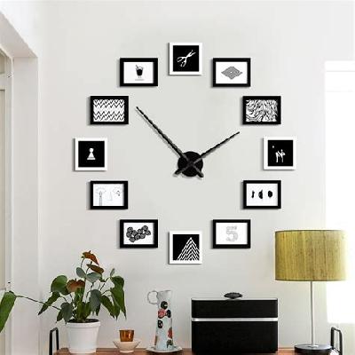 Wall Clock With Photo Fram