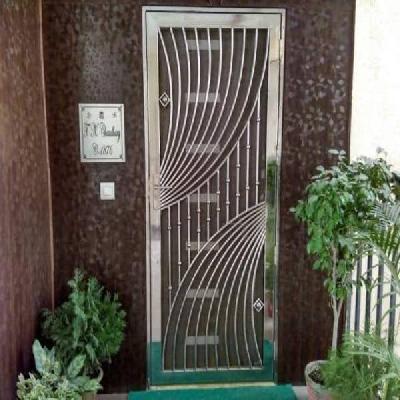 Modern Stainless Steel Hinged Gate