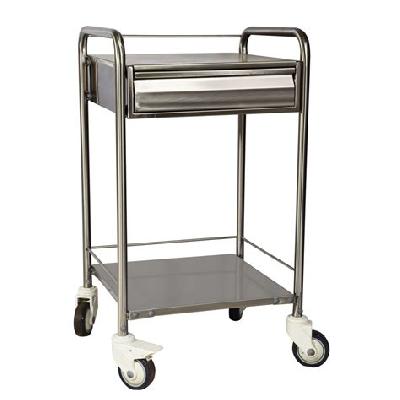 Stainless Steel ECG Machine Trolley