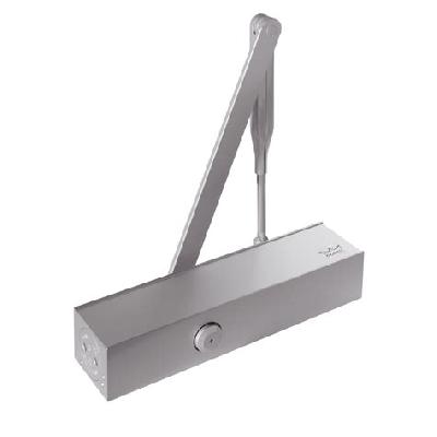 Rack And Pinion Door Closer With Scissor Arm