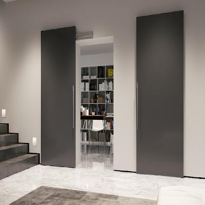 Sliding Door System with Concealed Tracks