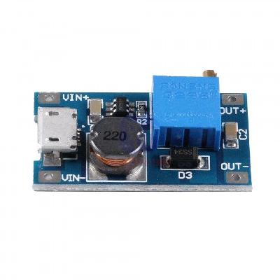 MT3608 DC-DC Step Up Converter with Micro USB Input