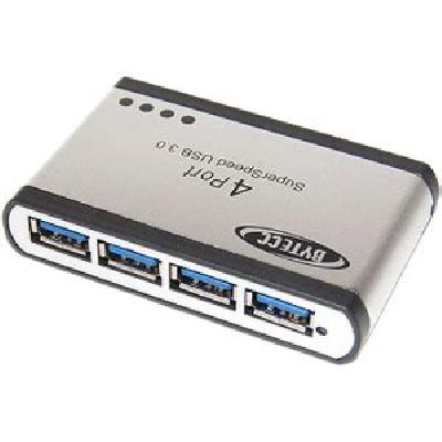4-Ports Aluminum USB 3.0 Hub UH340
