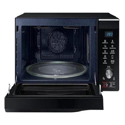 Front Open Black Microwave Oven