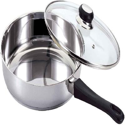 Fry Pan With Stainless Steel Lid