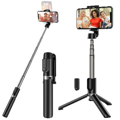 Selfie Stick With Bluetooth Remote Shutter