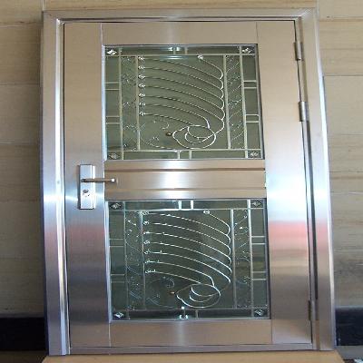 Modern Stainless Steel Door Grill For Home