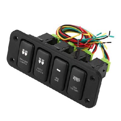 Automated 4 Button Switch Panel