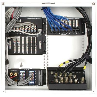 Power Hub For Structured Wiring Enclosures