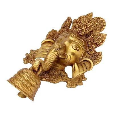 Brass Ganesha Wall Hanging