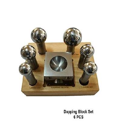 Doming block with dapping punch 6ps set