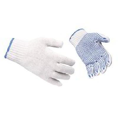Cotton Knitted Gloves 50 Gram White