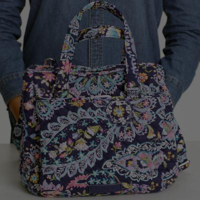 Designer Cotton Cloth Compartments Bag