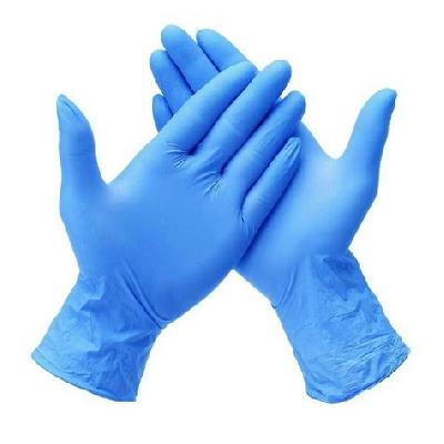Blue Nitrile hand Gloves