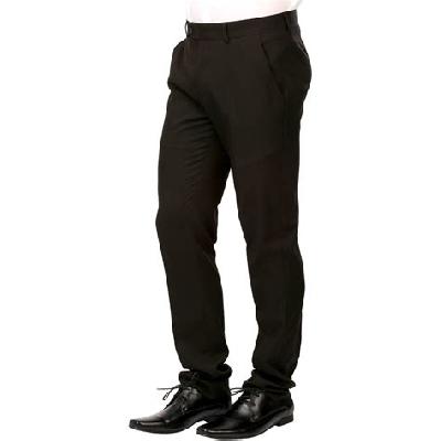 Mens Black Corporate Trouser