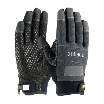 Safety Synthetic Leather Hand Gloves
