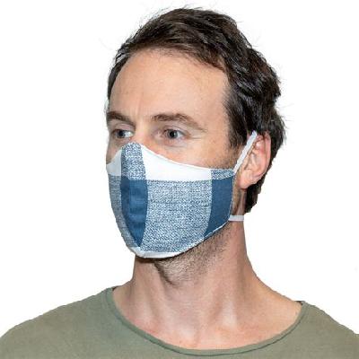 Checks Cotton Face Mask