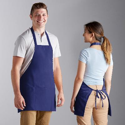 Royal Blue Cotton Apron