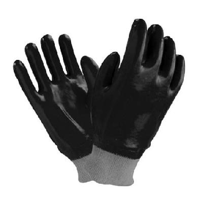 Black PVC Hand Gloves