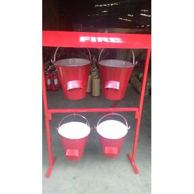 Fire Bucket Stand For 4 Bucket