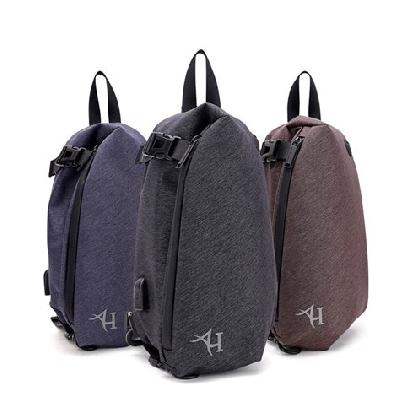 ARCTIC HUNTER NEW Fashion Male Shoulder Bag USB Charging Crossbody Bags