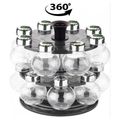 360 Degree Revolving Round Spice Rack