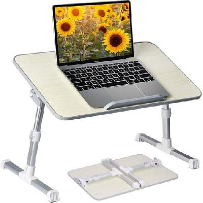 ADJUSTABLE PORTABLE LAPTOP TABLE WITH FOLDABLE LEGS