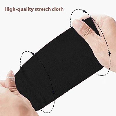 Baby Crawling Cotton Anti-Slip Knee Pads (Black)