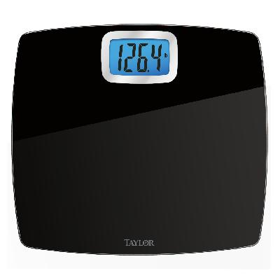 BLACK BATHROOM SCALE