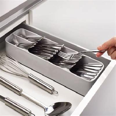 Layer Design Kitchen Knife Holder - Compact 2 Tier Knife Organizer
