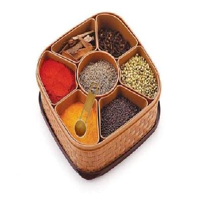 Masala Rangoli Box Dabba for keeping Spices
