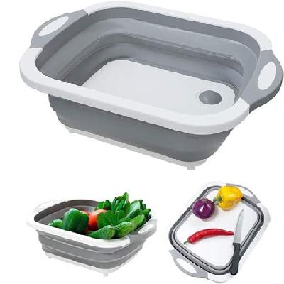 Multi-Function Kitchen Chopping Board Dish Tub