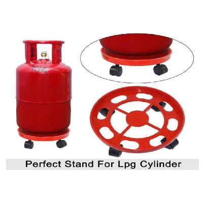 Plastic Gas Cylinder Trolley With Wheels - Gas