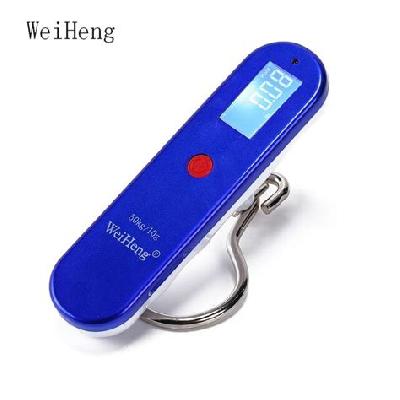 Plastic Mini Digital Portable Electronic Luggage Scale Hook Hanging Up to 50 Kg -