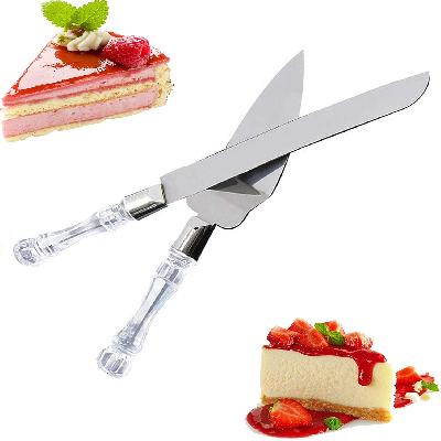 Stainless Steel Cake Knife And Server Set With Slicer Cutter