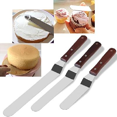 STAINLESS STEEL CAKE KNIFE SET OF 3