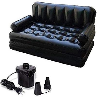 5 in 1 Foldable Inflatable Multi Function Double Air Bed Sofa