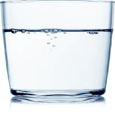 Water And Juice Transparent Glasses
