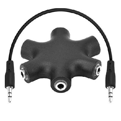 6 Port  Audio Splitter