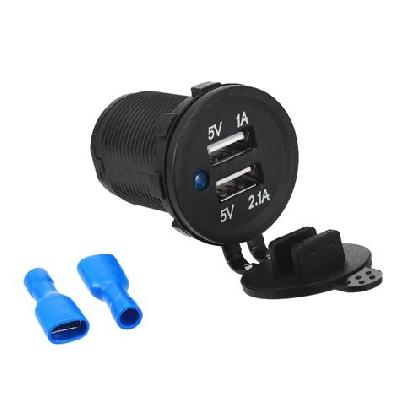 Car Charger With Universal Plug Sockets